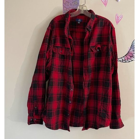 COPY - Men's George Flannel Button Down Shirt - Picture 1 of 4